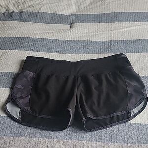 ZYIA Black Camo Athletic Shorts